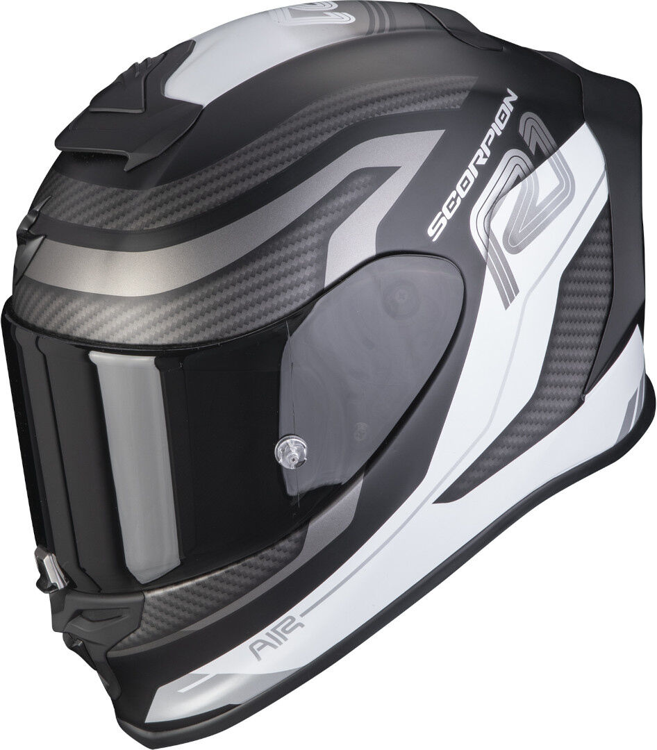 Photos - Motorcycle Helmet Scorpion Exo-R1 Evo Air Vatis Helmet Unisex Black White Size: S 1103742270 