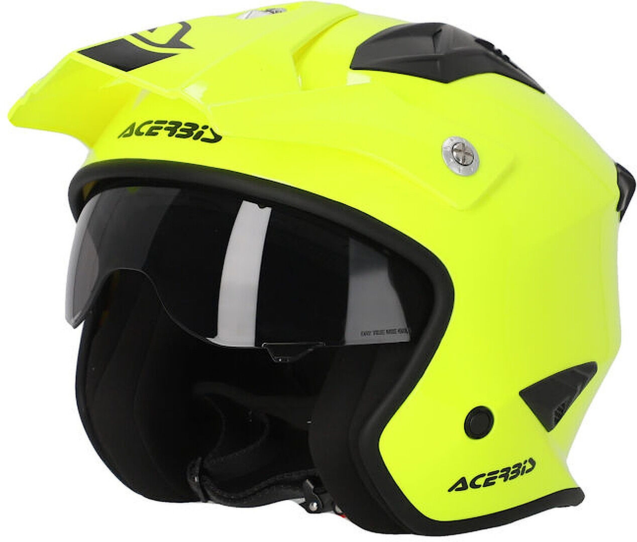 Photos - Motorcycle Helmet ACERBIS Aria  Solid Jet Helmet Unisex Yellow Size: M 0025055.061.064  2023