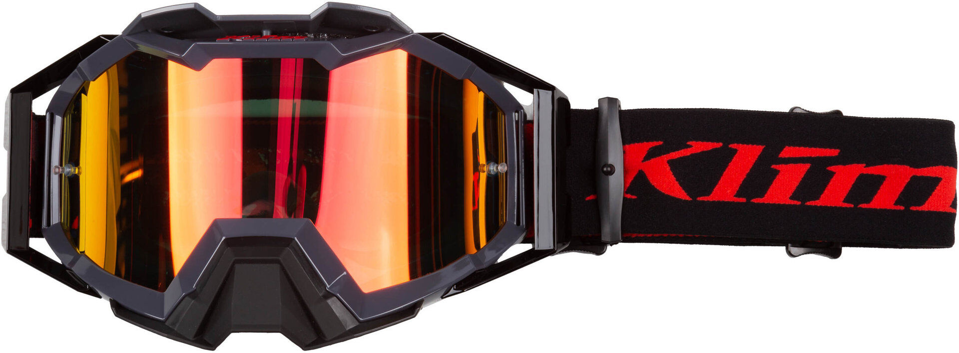 Photos - Motorcycle Goggles / Face Mask KLIM Viper Pro  Motocross Goggles Unisex Black Red Size: 3759000000019  2023