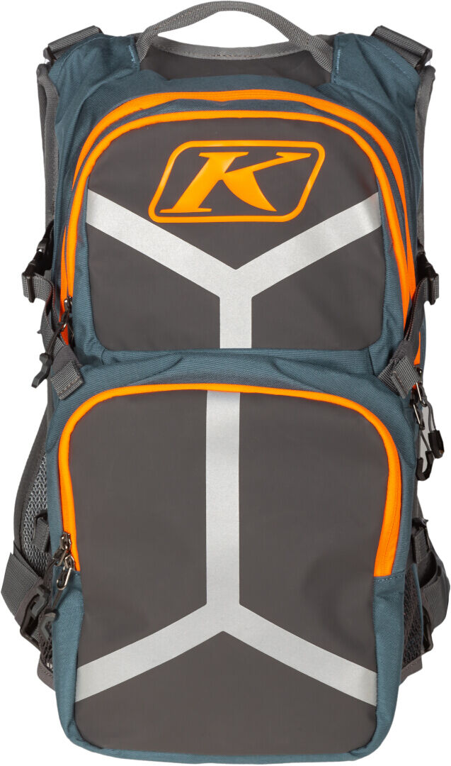 Photos - Backpack KLIM Arsenal 15  Unisex Blue Orange Size: One Size 3553000000201 