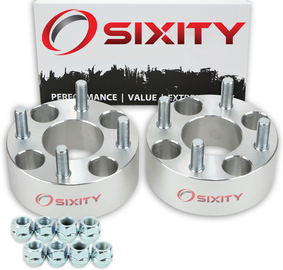 Sixity 2 pc 2 Inch 1990-2013 EZ-Go Club Car 4/4.0 Front Wheel Spacers