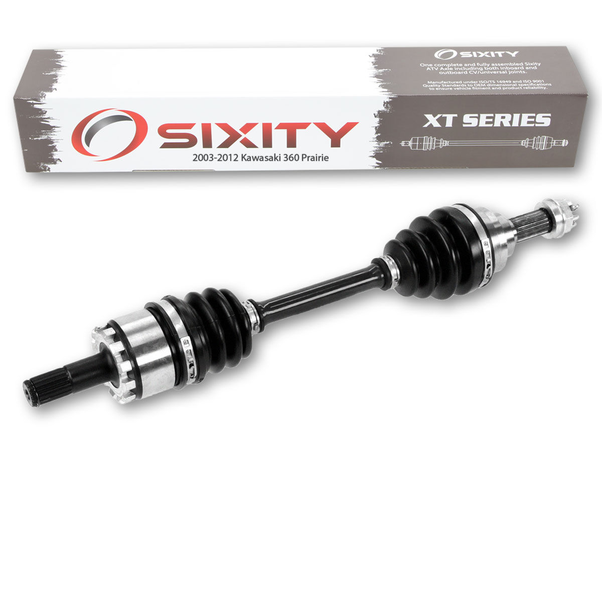 Sixity 2012 Kawasaki 360 Prairie 4X4 Front Left XT ATV Axle - KVF360ACF