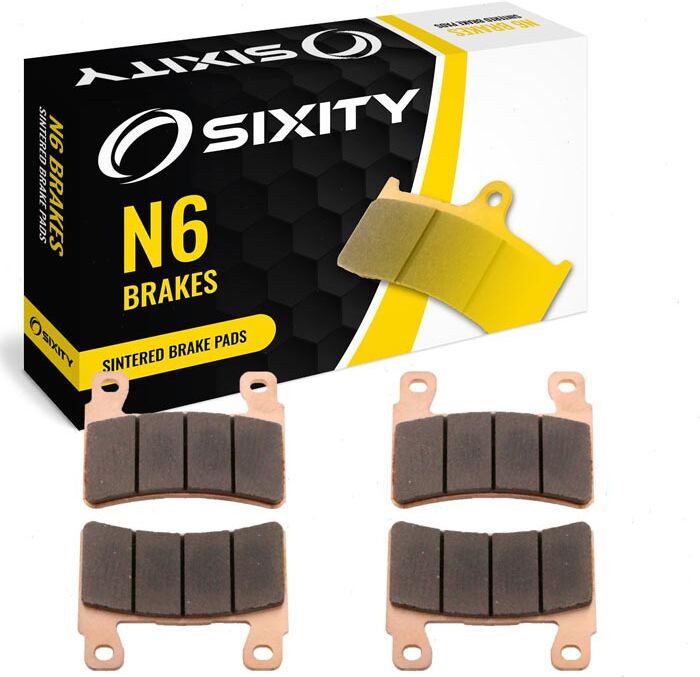 Sixity Front Sintered Brake Pads 2015 Kawasaki ZX636 Ninja ZX-6R ABS 30th Anniversary