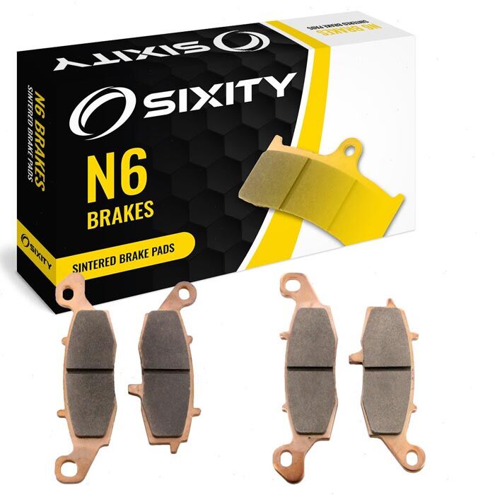 Sixity Front Sintered Brake Pads 2009-2010 Kawasaki ER-6N ER650 C9F CAF