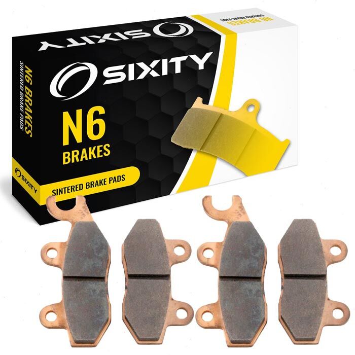 Sixity Front + Rear Sintered Brake Pads 2014 Kawasaki EX300 Ninja 300 ABS SE