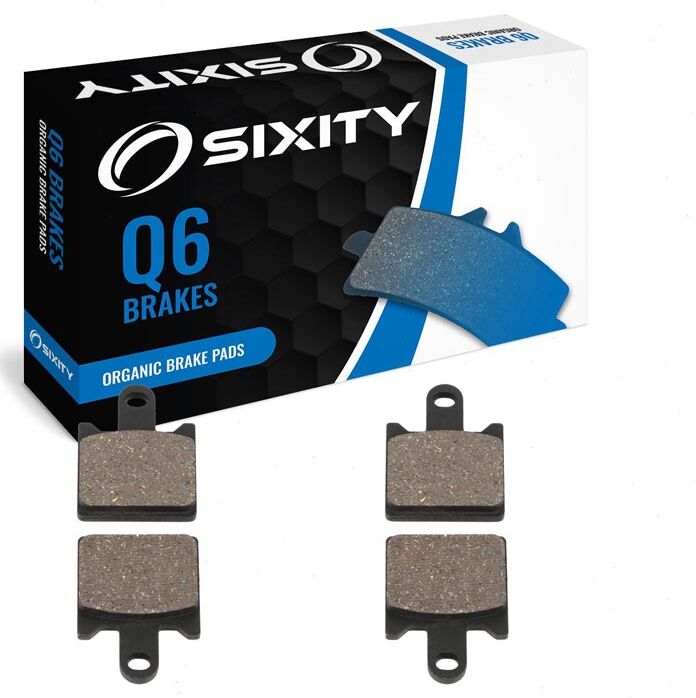 Sixity Front Organic Brake Pads 2006-2011 Kawasaki ZX1400 Ninja ZX-14 A6F