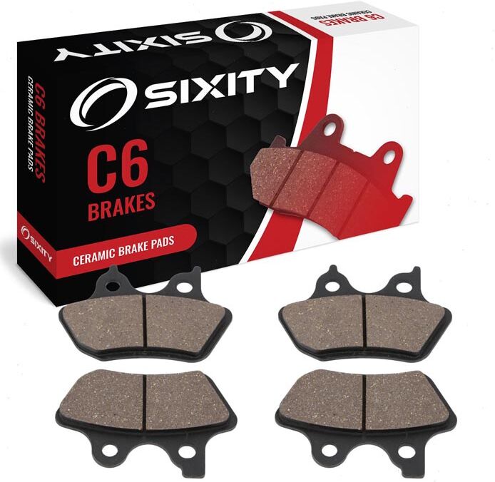 Sixity Front Ceramic Brake Pads 2000-2003 Harley Davidson FXDX Dyna Super Glide Sport