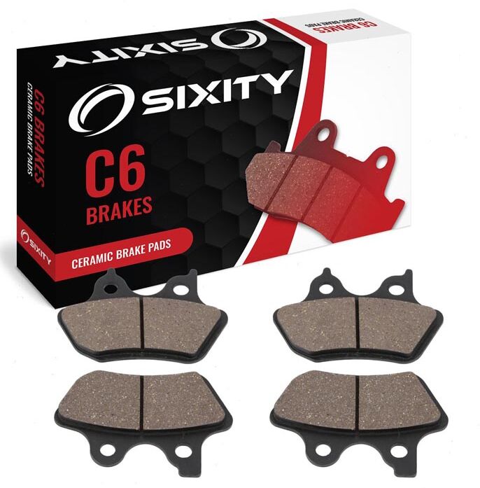 Sixity Front Ceramic Brake Pads 2000-2003 Harley Davidson FXDWG Dyna Wide Glide