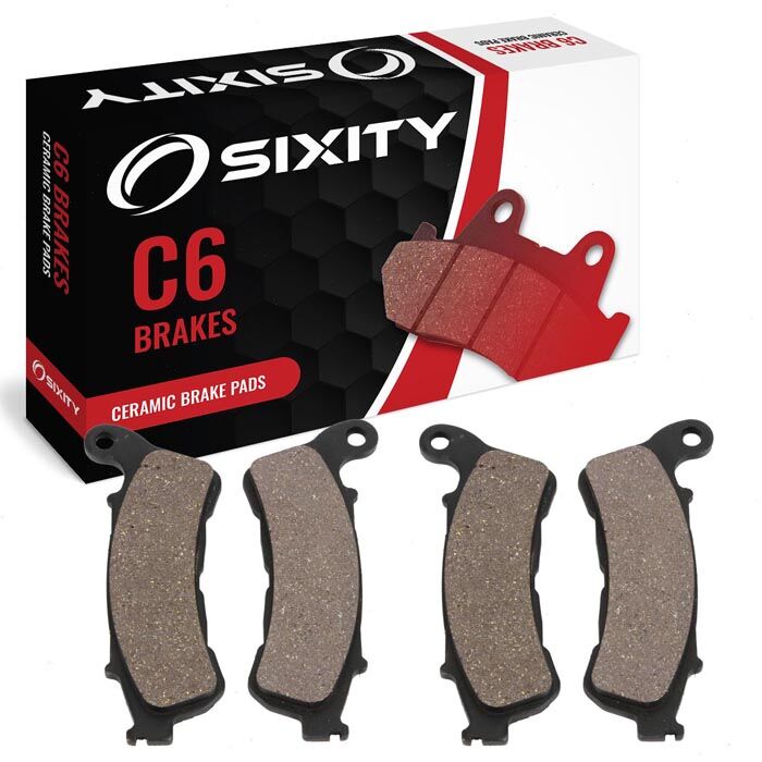 Sixity Front Ceramic Brake Pads 2010-2011 Honda NT700VA ABS