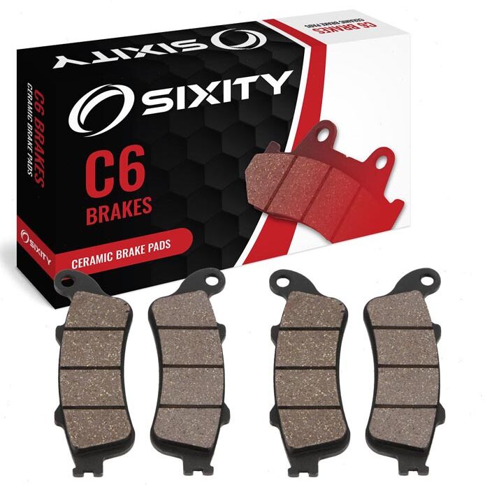 Sixity Front Ceramic Brake Pads 1998-1999 Honda VFR800 Interceptor