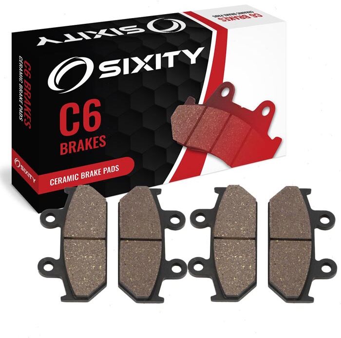 Sixity Front Ceramic Brake Pads 1987-1988 Honda CBR1000F Hurricane