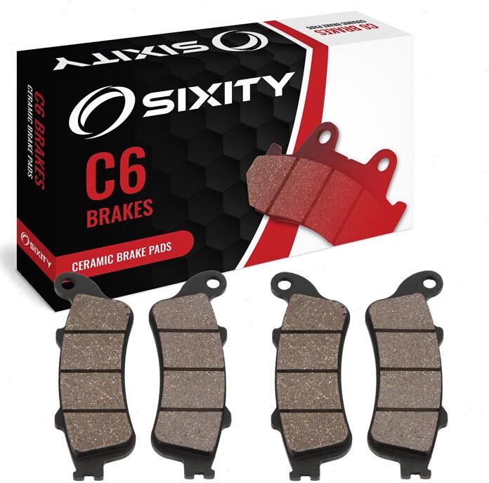 Sixity Front Ceramic Brake Pads 2001-2005 Honda GL1800A Gold Wing ABS