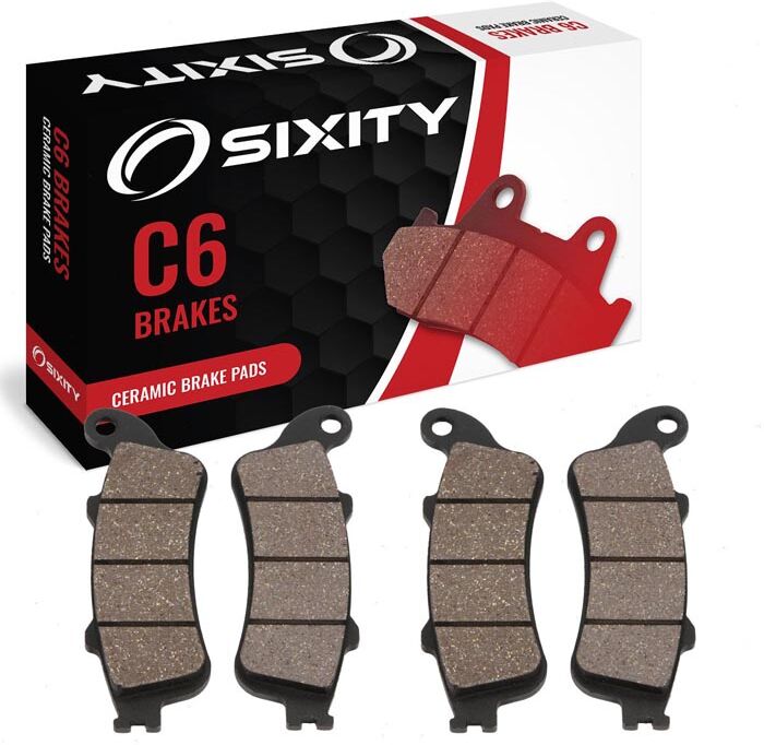 Sixity Front Ceramic Brake Pads 2014-2015 Honda GL1800B Gold Wing F6B Deluxe