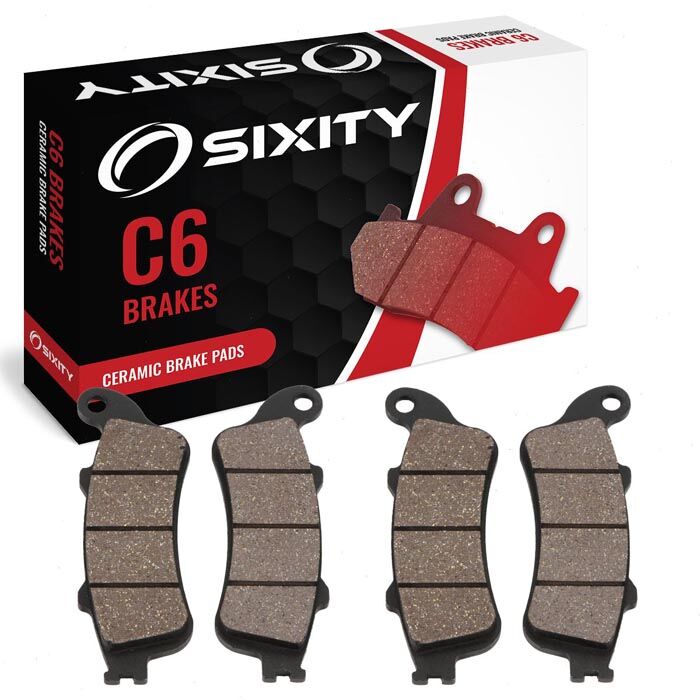 Sixity Front Ceramic Brake Pads 2002-2008 Honda VTX1800C C C1 C2 C3