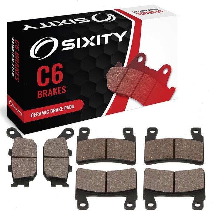 Sixity Front + Rear Ceramic Brake Pads 2002-2003 Honda CBR954RR