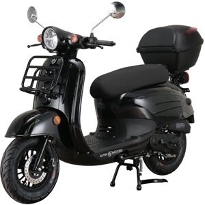 Alpha Motors Mofaroller Adria 50 ccm 25 km/h EURO 5 schwarz inkl. Topcase