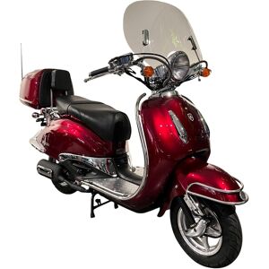 Alpha Motors Mofaroller Retro Firenze Limited 50 ccm 25 km/h EURO 5 weinrot