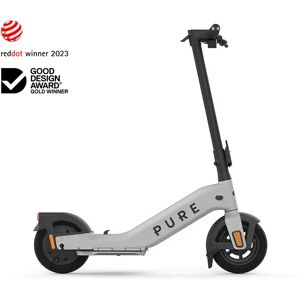 Reconditionne : Pure Advance 2023 Trottinette Électrique remis a neuf - La position de conduite ultime Plus de stabilite. 70% plus fine. Autonomie 40 km. - Gris Clair