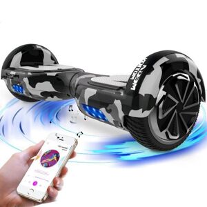 Hoverboard Mega Motion - COOL&FUN - Camouflage - LED Bluetooth - Moteur Puissant - Gyropode