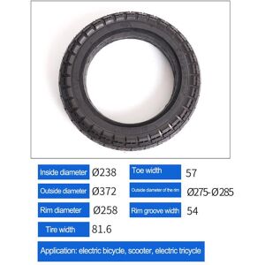 Pneu antidérapant en caoutchouc résistant aux crevaisons 12 pouces 12x2.125