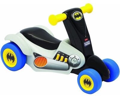 Fisher Price Primi Passi Cavalcabile & Monopattino Scooter BATMAN