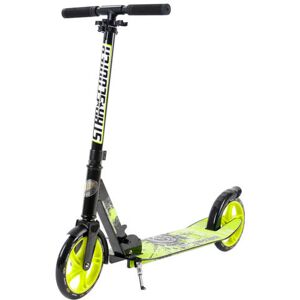 STAR SCOOTER Alu City vouwbaar 205mm XXL staplank, zwart / groen 000 Jongens/meisjes