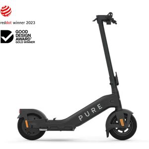 Pure Advance Electric Scooter: The Ultimate Riding Position, 25mi Range, 710W Motor Black