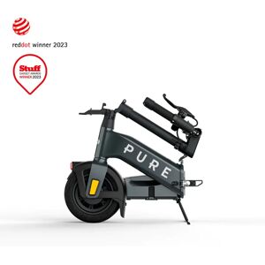 Pure Flex: The World's Most Compact Electric Scooter With 25mi Range, 710W Motor - Mercury Grey Mercury Grey