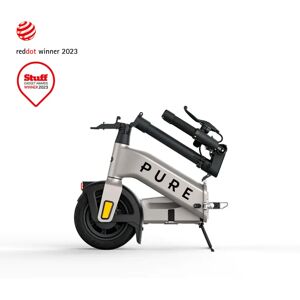 Pure Flex: The World's Most Compact Electric Scooter With 25mi Range, 710W Motor - Platinum Platinum