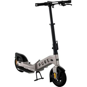 PURE ELECTRIC Pure Advance Flex Electric Folding Scooter - Platinum Silver, Silver/Grey