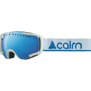 Cairn Next, Skibrille, mat white  blau