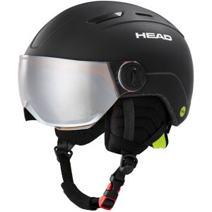 Head Mojo Visor MIPS, Skihelm mit Visier, Junior, schwarz