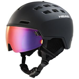 Head Radar 5K Pola, Skihelm mit Visier, schwarz