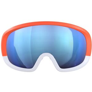 POC Fovea Mid Clarity Comp+, Skibrille, Flourescent Orange/Hydrogen White/Spektris Blue