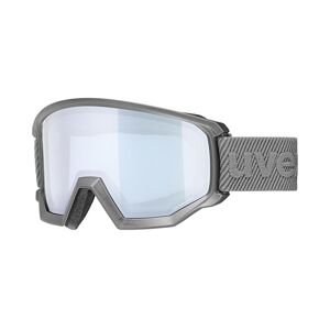 Uvex Sports Uvex Athletic FM Unisex-Skibrille Vollrand Monoscheibe Kunststoff-Gestell, grau