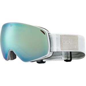 Bollé Brands Germany Bollé ECO TORUS M Unisex-Skibrille Vollrand Monoscheibe Kunststoff-Gestell, weiß