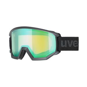 Uvex Sports Uvex Athletic FM Unisex-Skibrille Vollrand Monoscheibe Kunststoff-Gestell, schwarz