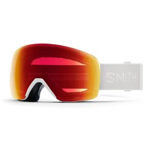 Safilo SMITH SKYLINE Unisex-Skibrille Vollrand Monoscheibe Acetat-Gestell, weiß