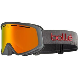 Bollé Brands Germany Bollé CASCADE Unisex-Skibrille Vollrand Monoscheibe Kunststoff-Gestell, grau