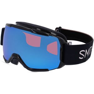 Safilo Smith GROM Unisex-Skibrille Vollrand Monoscheibe Acetat-Gestell, schwarz