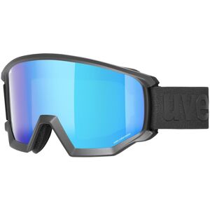 Uvex Sports Uvex ATHLETIC CV OTG  Unisex-Skibrille Vollrand Monoscheibe Kunststoff-Gestell, schwarz