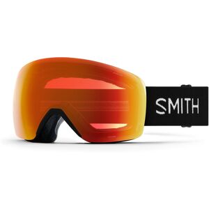 Safilo SMITH SKYLINE Unisex-Skibrille Vollrand Monoscheibe Acetat-Gestell, schwarz