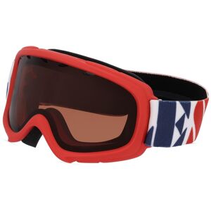 Safilo Smith GAMBLER Unisex-Skibrille Vollrand Monoscheibe Acetat-Gestell, rot