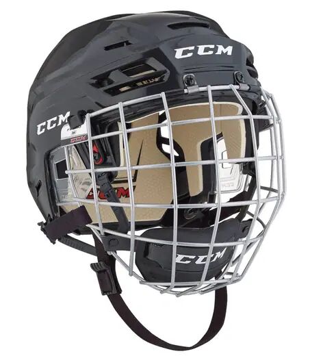 CCM Tacks 110 Combo Helm (Schwarz)