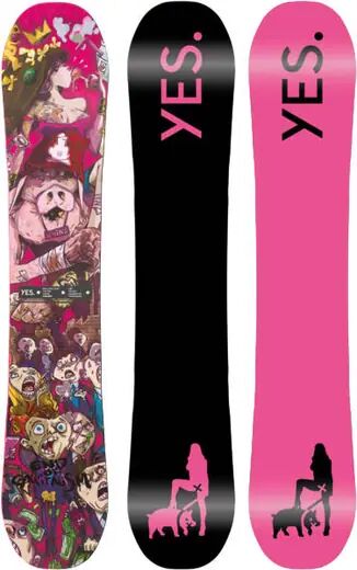 Yes Snowboards Snowboard Yes Basic UnInc RDM 21/22 (Pink)