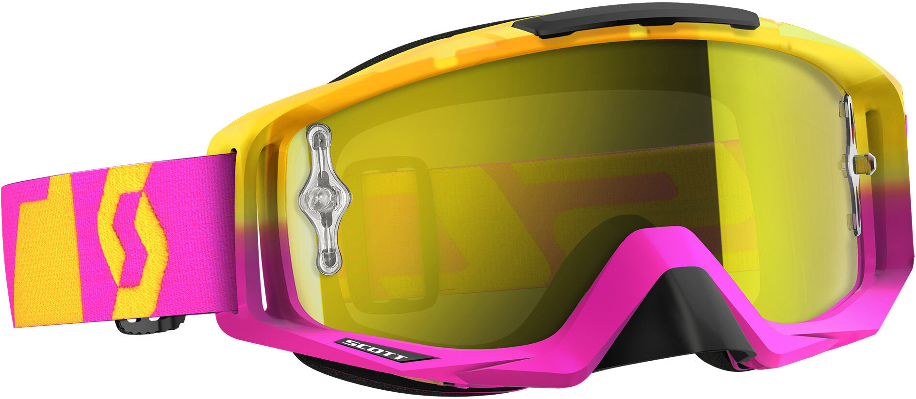 Scott Tyrant Oxide Chrome Works Brille Einheitsgröße Pink Gelb