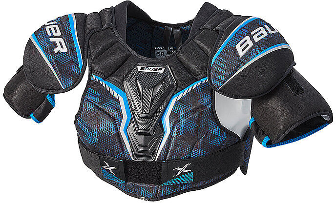 BAUER Jugend Hockey-Schulterpolster X Intermediate schwarz   Größe: M   1011866 Auf Lager Unisex M