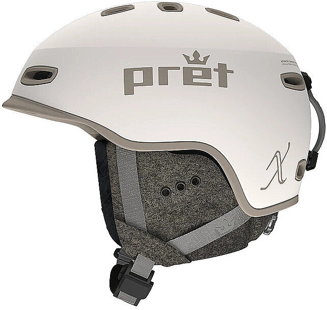 PRET Damen Skihelm Lyric creme   Größe: 51-55CM   35LYCH2SMCAH Auf Lager Unisex 51-55CM