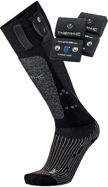 THERM-IC Powersocks Set Heat Fusion Uni + S-Pack 1400B schwarz   Größe: 39-41   T45-2200-400 Auf Lager Unisex 39-41