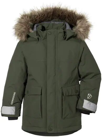 Didriksons Kure Pro děti Parka Bunda (Deep Green)